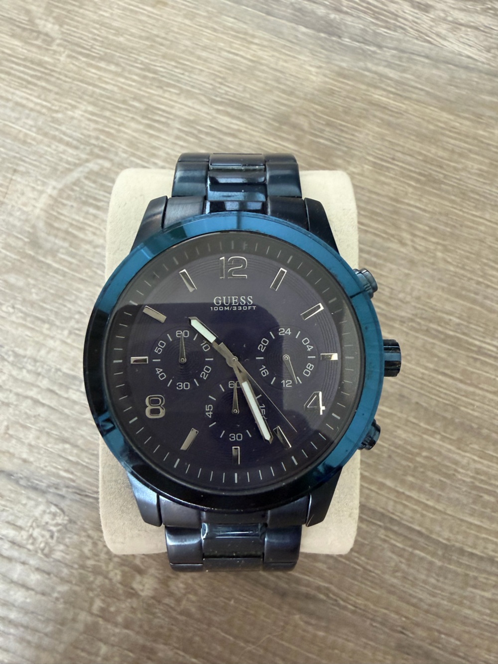 GUESS Blue and Black Men's Sport Chronograph Watch
